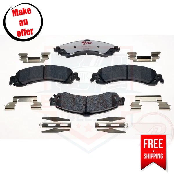 Juego de pastillas de freno traseras Raybestos EHT834H para Cadillac Escalade ESV 2003-2006, EXT Foto 1 de 2