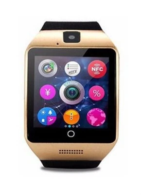 XUIGORT Uhr mit Kamera, Bluetooth SIM Smartwatch gewebtes Nylon, gold. - Bild 1 von 2