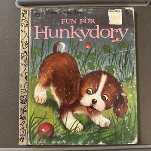 Fun For Hunkydory ~ A Little Golden Book #521 Vintage 1976 3rd Printing - Imagen 1 de 4