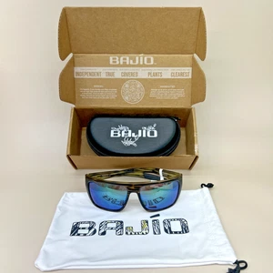 BAJIO Sunglasses ZAPATA Brown Grass L XL Frame Green Glass Lens NEW Warranty - Picture 1 of 7
