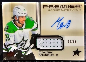 Mavrik Bourque 24/25 Upper Deck Premier Rookie Auto Patch /99 - Picture 1 of 1