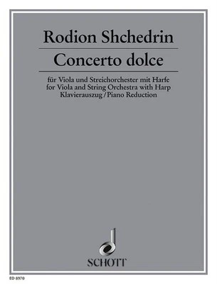 Concerto dolce Rodion Shchedrin Piano Reduction Viola with String Orchestra and - Image 1 of 4