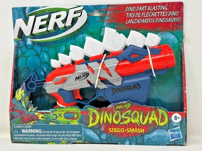 Nerf Dinosquad Stego-Smash Dino Dart Blaster Hasbro with 5 Darts - Image 1 of 4