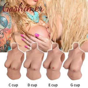 Tazza C-G forme seno silicone realistico piastra seno tette finte per crossdresser - Foto 1 di 23
