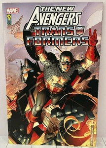New Avengers/Transformers, 2008, Marvel, VG, Bagged/Boarded, 1st, TPB, - Picture 1 of 6