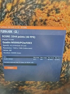TARJETA GRÁFICA NVIDIA QUADRO M5000 8GB GDDR5 #2 Leer falta tornillo - Imagen 1 de 7