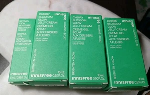 3x Innisfree Cherry Blossom Glow Jelly Cream Brighten + Glow .50 oz + Retinol M - Picture 1 of 2