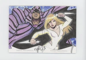 2022 Marvel Masterpieces 2-Piece Puzzle Matthew Sutton #SKT2 Auto Sketch 0o04 - Picture 1 of 3