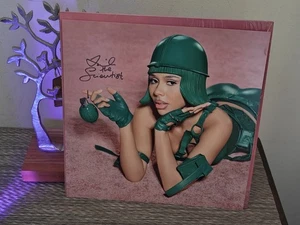 Mariah The Scientist HEARTS SOLD SEPARATELY GREEN SIGNED ART CART VINYL - Picture 1 of 5