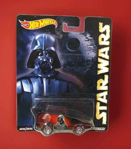 Hot Wheels Premium  Darth Vader Spoiler Sport Real Riders Metal/Metal Lot Of 2 - Picture 1 of 9