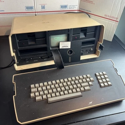 Vintage 1981 Osborne Model OCC 1 Computer Powers On For Parts or Repair Software - Image 1 of 4