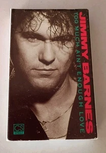 Jimmy Barnes Too Much Ain't Enough Love Cassette Single (1988) RARE - Picture 1 of 3
