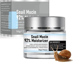 Neu Snail Mucin Feuchtigkeitscreme 92% Täglich Gesicht Feuchtigkeitscreme Gel Creme Alle Haut... - Bild 1 von 6