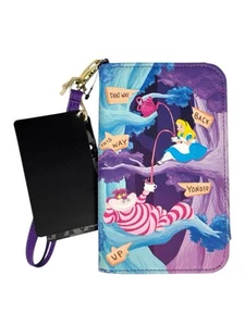 Loungefly Disney Alice im Wunderland Alice & Cheshire Cat Tech Geldbörse - Bild 1 von 4