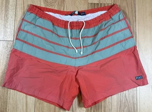 Bañador Polo Sport Ralph Lauren Vintage Para Hombre XL Rojo Verde Rayas - Imagen 1 de 12