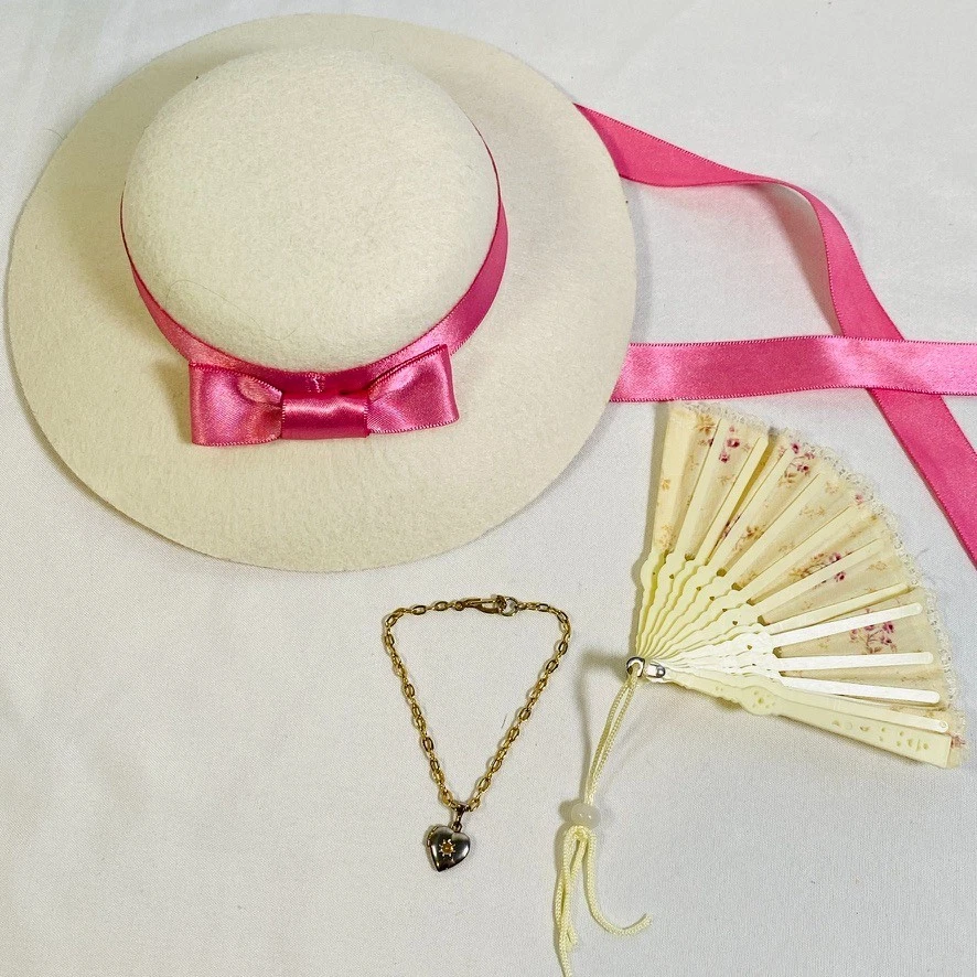 18" American Girl Doll Marie-Grace Meet Accessories, Complete Set: Necklace, Hat - Image 1 of 4
