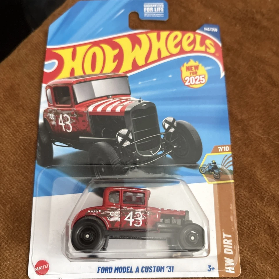 Hot Wheels Ford Model A Custom '31 #140/250 HW Dirt #7/10 (Decent Card)👀👍🔥 - Image 1 of 1