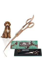 Kenchii Rose Dog Grooming Shears By - Dog Grooming Scissors - Rose Collection - - Picture 1 of 5