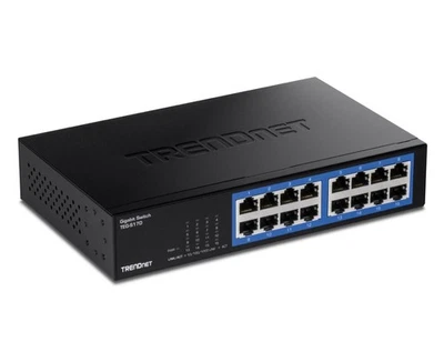 TRENDnet TEG-S17D, 16-Port Gigabit Desktop Switch - Image 1 of 3