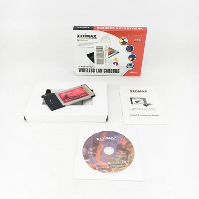Edimax LAN Wireless IEEE 802.11g Turbo Mode - Wireless LAN Cardbus Adaptor - Image 1 of 4