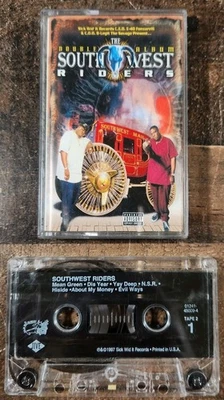 South West Riders Double Cassette Tape E-40 B-Legit Al Kapone 1997 Oakland Rap - Image 1 of 4