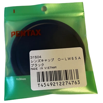 New Pentax O-LW65A Lens Cap for HD Pentax-DA 20-40mm f/2.8-4 Limited DC WR Lens - Image 1 of 4