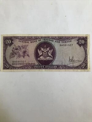 Trinidad and Tobago 20 Dollars ND (1977) P-33 - Image 1 of 2
