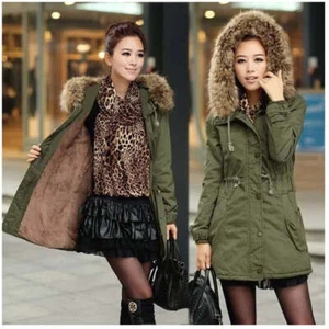 Stylish Warm Hooded Cotton Winter Jacket for Women - Picture 1 of 7
