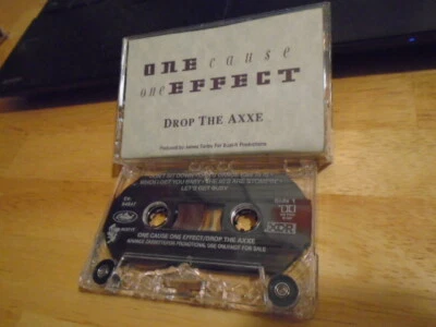 RARE PROMO One Cause One Effect CASSETTE TAPE Drop the Axxe hip hop MC Hammer ! - Image 1 of 2