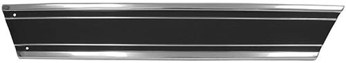 BED MOLDING LOWER REAR RH 1969-72 CHEVROLET TRUCK S/B TRUCK BLACK — 第 1/1 张图片