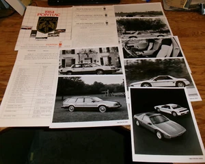 Original 1984 Pontiac Fiero Media Pressemappe 84 - Bild 1 von 1