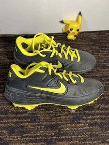 Size 5 - Nike Hyperdiamond 3 Elite Oregon Ducks Black Softball Cleats CU0154 003 - Picture 1 of 7