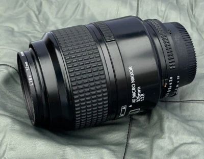 Nikon AF микро Nikkor 105 мм F2.8 объектив камеры с L1Bc 52 мм фильтр Японии - Изображение 1 из 4