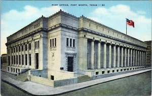 Post Office Fort Worth Texas Postcard 6682 Unposted - Imagen 1 de 2