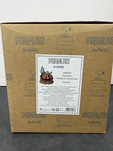 Jim Shore Figurine Snoopy Napping on a Jack O'Lantern Peanuts New 6008966 - Picture 1 of 6