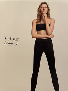 Wolford Velour Leggings Farbe: Schwarz Größe: US 12 EU 42 19171 - 43 - Bild 1 von 2