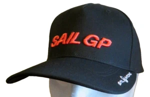 Baseballmütze Sail GP bestickt 100 % Baumwolle verstellbar Segelrennen neu mit Etikett schwarz - Bild 1 von 8