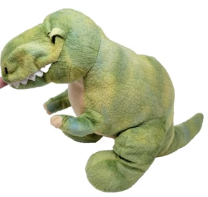 Juguete de peluche de dinosaurio Discovery Kids T-Rex animal de peluche de 18"" verde DEFECTO - Imagen 1 de 9