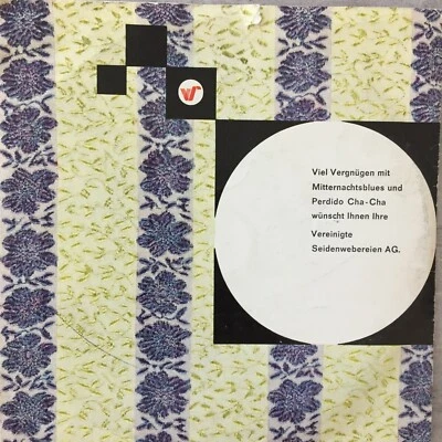 VEREINIGTE SEIDENWEBEREIEN KREFELD: Mitternachtsblues / Perdido (Picture-Single) - Bild 1 von 4