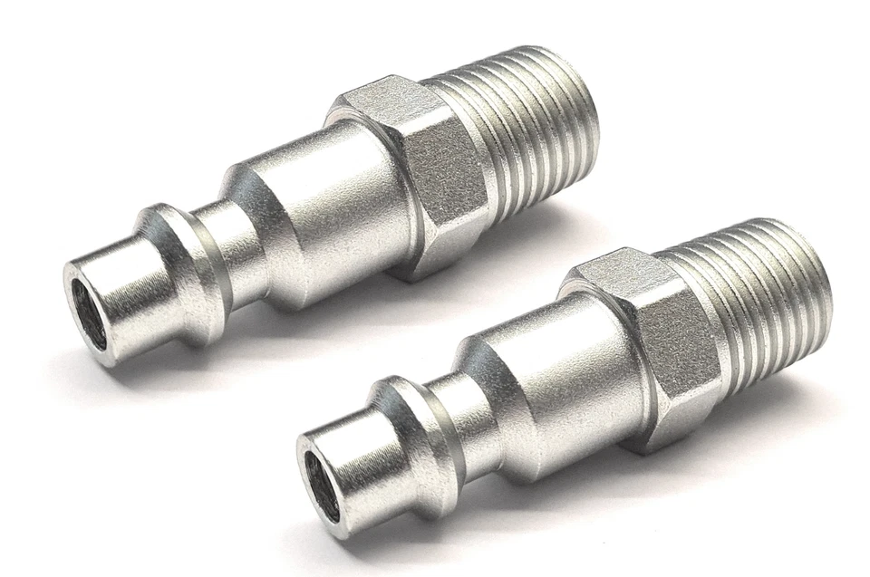 DELTA-P LTD ISO B12 Pneumatic Adaptor 1/4" BSPT Male Thread Air Line - Cejn 310 - 2 Pack