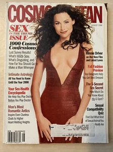 1998 AUGUST COSMOPOLITAN MAGAZINE- MINNIE DRIVER On COVER - FASHION Sex Confess - Picture 1 of 2