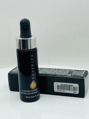 COVER FX - CUSTOM COVER DROPS - N 40 - 0.5 OZ. - FULL SIZE - NEW AND BOXED - Image 1 of 4