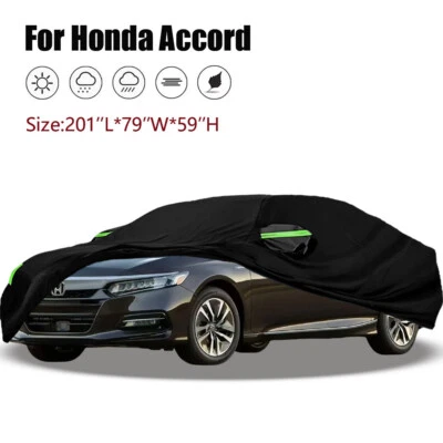 Cubierta completa para automóvil Honda Accord exterior UV nieve protección resistente a la lluvia Foto 1 de 4