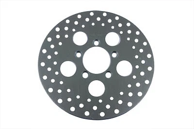 10" Drilled Front Brake Disc for Harley Davidson by V-Twin Foto 1 de 1