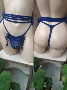 G-string for men. Crossdressing see men. Swimwear men Size L. Hand Made - Picture 1 of 17