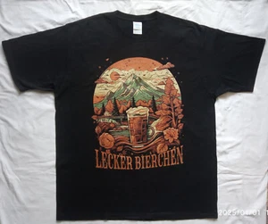 Deutsche Bier Werbung Lecker Bierchen.(Leckeres Bier) T-Shirt schwarz Gr. XL - Bild 1 von 8