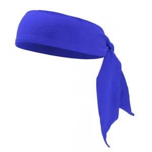Head Tie Back Headband Sports Headband Sweat Band Hair Sweatband Men Women - Picture 1 of 35