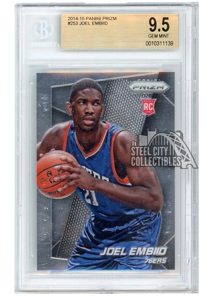 Joel Embiid Grade 9.5 Basketball Rookie Sports Trading Cards
