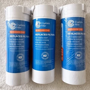 Crystala Filters Water Filter Compatible with XWFE (Built-in CHIP) - 3 Filters - Picture 1 of 4