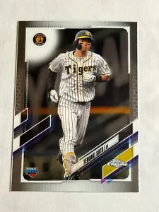 2021 Topps Chrome NPB Teruaki Sato Rookie RC #31 Hanshin Tigers - Picture 1 of 2